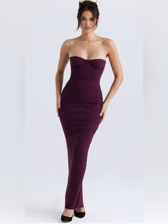 House of CB Dresses & Skirts - House of CB Grape Strapless Corset Maxi Dress - Sz - L+